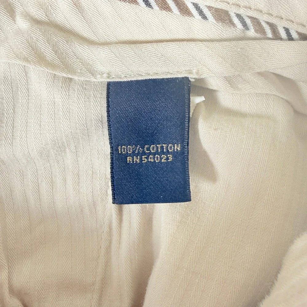 Banana Republic Gavin Straight‎ Fit Chinos Khaki Mens 34x32 100% Cotton Pants